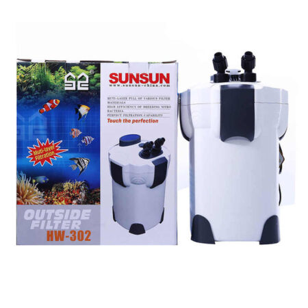 SunSun HW-302 External Canister Filter For Aquarium Fish Tank | 1000L/Hr | Suitable For 2-3 Feet Tank